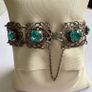 Rare Vintage Czech filigree Bracelet Image 3