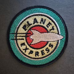 Futurama, planet express, cloth patch.