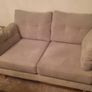 Light grey 2 seater sofe. Image 3