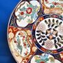 2 Vintage Japanese Gold Imari Decorative Plates , Ornament Image 4