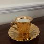 Vintage Coffee Cup and Saucer Candle Image 3