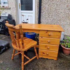 Desk and chair