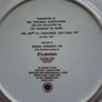 Soccer Fans A Rare !  Vintage Elizbethan Fine BONE China Plate 10.5 ins  100th  Football Final Manchester City  v Tottenham  Hotspur  9th May 1981 Commemorative Lpate Programmes lunches Banquet Details  TEAM winners over the years Image 9