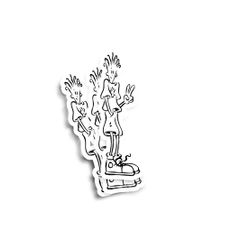 Fido Dido 7UP Retro Glossy Stickers 2-Pack