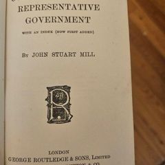 Considerations On Representative Government. By John Stuart Mill.1905 Hardback In Good Condition. See Photos For Same.