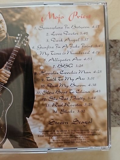 Steven Seagal CD (Blues) - Mojo Priest