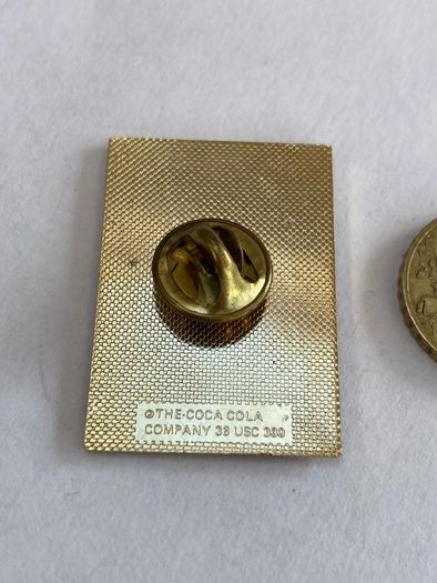 Coca Cola Cycling Olympic pin