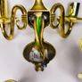 brass wall sconces x 2 Image 4