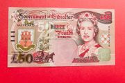 Gibraltar  50  Pounds.  2006  Pick  34a  Scarce.uncirculated