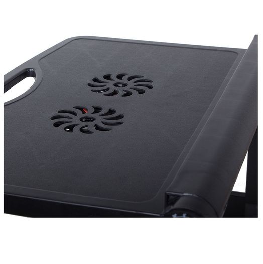 New Universal Fan Laptop Portable Office Desk Table Adjustable Folding #1236