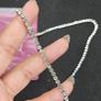 Lynott Regina Tennis Necklace in Silver Colour Image 2