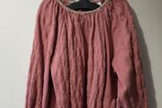 Zara girls dusty pink blouse - age 5