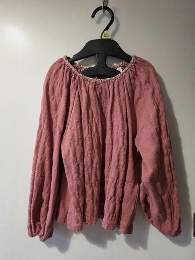Zara girls dusty pink blouse - age 5