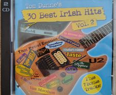 Various - Tom Dunne's 30 Best Irish Hits Vol. 2 2xCD (2002) Lizzy, U2, Waterboys etc VG+