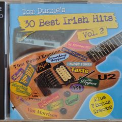 Various - Tom Dunne's 30 Best Irish Hits Vol. 2 2xCD (2002) Lizzy, U2, Waterboys etc VG+