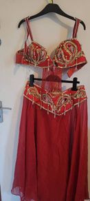 belly dancing costume in great condition, custom made for a show.