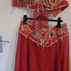 belly dancing costume in great condition, custom made for a show.
