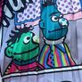 Sesame Street cartoon print skirt Image 3