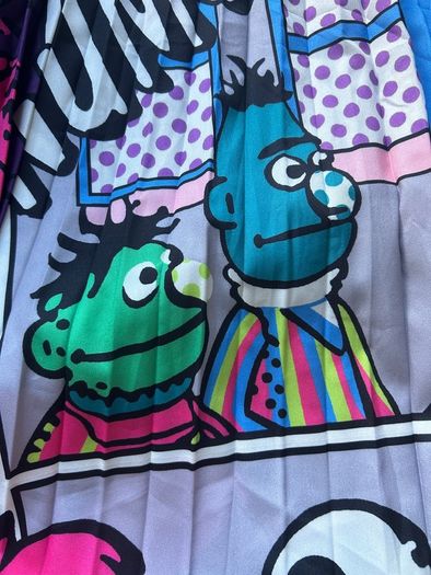 Sesame Street cartoon print skirt