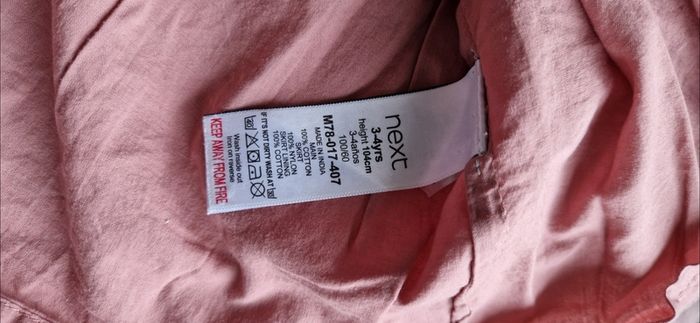 Girls next dress Age 3-4