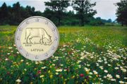 Latvia 2 Euro Commemorative Coin 2016 - Latvian Agricultural Industry. Coincard. BU