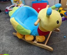 Baby rocking caterpillar