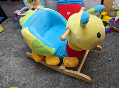 Baby rocking caterpillar