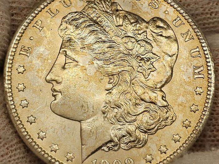 USA United States Silver 1899 O Morgan Dollar Beautiful Uncirculated Lustrous Superb!