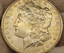 USA United States Silver 1899 O Morgan Dollar Beautiful Uncirculated Lustrous Superb!