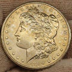 USA United States Silver 1899 O Morgan Dollar Beautiful Uncirculated Lustrous Superb!