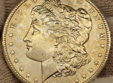 USA United States Silver 1899 O Morgan Dollar Beautiful Uncirculated Lustrous Superb!