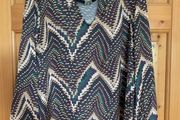 multicoloured blouse
