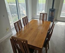 dining table and chairs