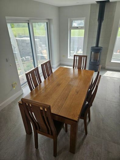 dining table and chairs