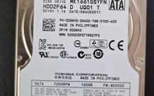 Toshiba Hdd 160 Gb Sata 7200 Rpm