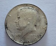 1964 kennedy half dollar