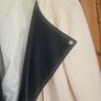 Heavy winter coat with pleather detail sz 28/30 Image 3