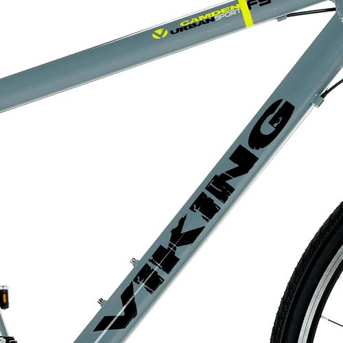 18" Viking Camden FS 24 Speed Alloy Gents Disc, Grey