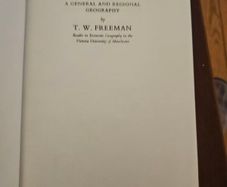 Ireland. A General And Regional Geography.by T. W. Freeman. 1965 Hardback In Good Condition.  See Photos For Same.