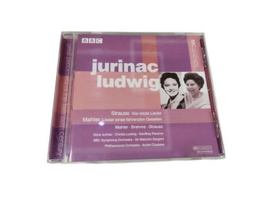 Jurinac and Ludwig sing German Lieder By Gustav Mahler,Johannes Brahms,Richar CD