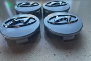 4 x Hyundai Alloy Wheel Centre Caps 60mm