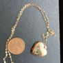 Gold Locket Heart Image 6
