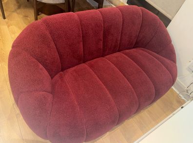 Wine/Burgundy sofa