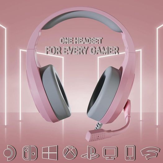 Gaming Headset for PC and Gaming Consoles compatible with PS5, PS4, XBOX SERIES X | S, XBOX ONE, Nintendo Switch & Steam Deck with noise cancelling mic - RXH-30 Nakuru Edition