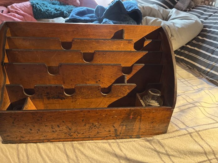 Vintage  letter organiser