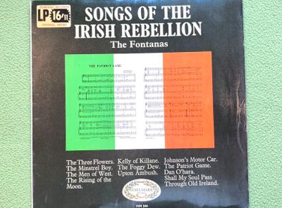1968 The Fontanas - Songs Of The Irish Rebellion 12in Vinyl