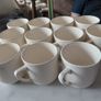 set of 19 French espresso cups Badonviller France Image 2