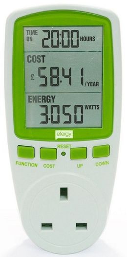 Effergy_Energy and Energy Cost Monitoring Socket