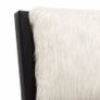Bed Frame with LED Black and White Faux Leather 150x200 cm Image 7