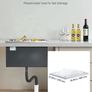 Drop in Ice Chest, 20"L x 14"W x 12"H (508 x 355 x 306 mm) Stainless Steel Drop in Cooler, 30L Commercial Ice Bin with Pot Lid for Outdoor, Drain-pipe Set Included, for Cold Wine Beer Image 5